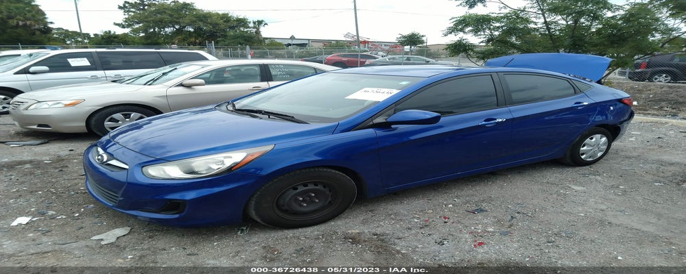 KMHCT4AEXEU651489 2014 HYUNDAI ACCENT photo no. 2