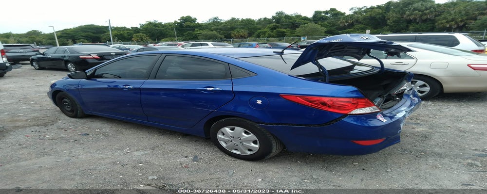 KMHCT4AEXEU651489 2014 HYUNDAI ACCENT photo no. 3