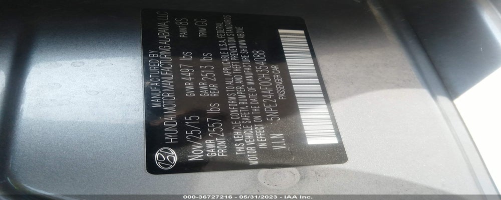 5NPE24AF0GH354088 2016 HYUNDAI SONATA photo no. 9