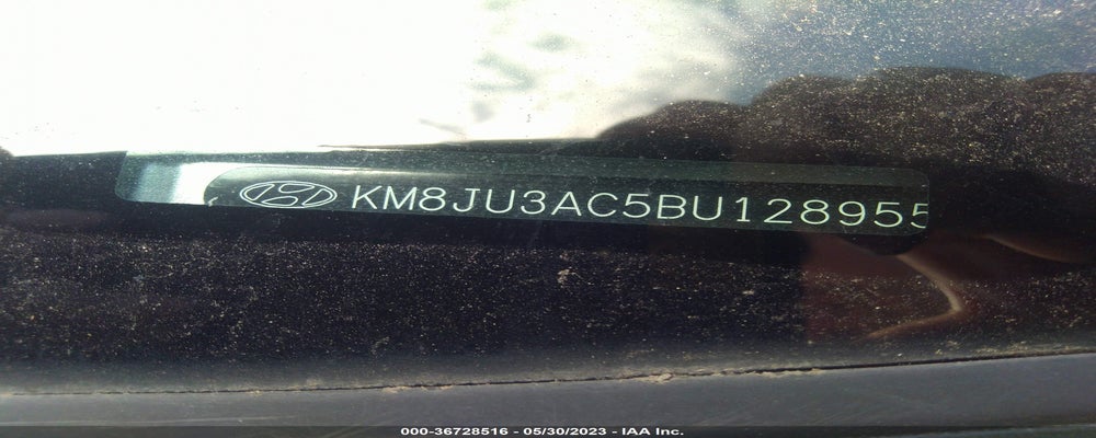 KM8JU3AC5BU128955 2011 HYUNDAI TUCSON photo no. 9