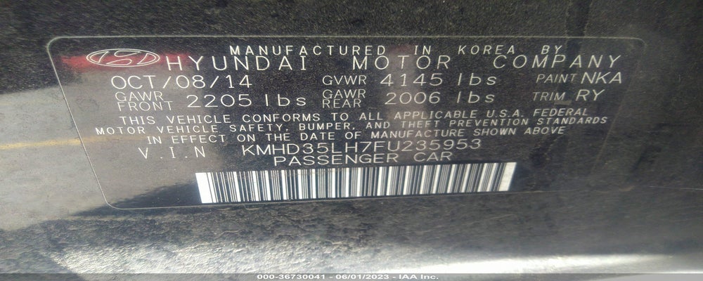 KMHD35LH7FU235953 2015 HYUNDAI ELANTRA GT photo no. 9