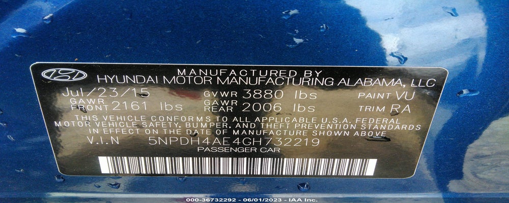 5NPDH4AE4GH732219 2016 HYUNDAI ELANTRA photo no. 9