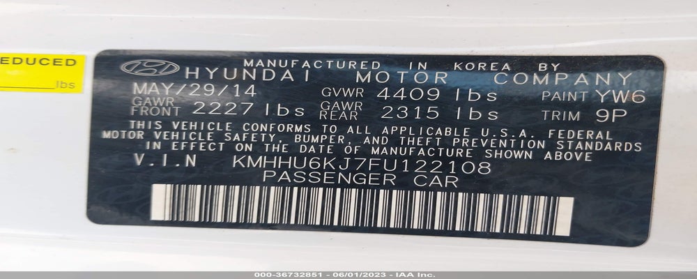 KMHHU6KJ7FU122108 2015 HYUNDAI GENESIS COUPE photo no. 9