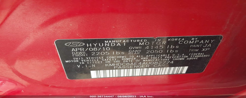 KMHDC8AE4AU082774 2010 HYUNDAI ELANTRA TOURING photo no. 9
