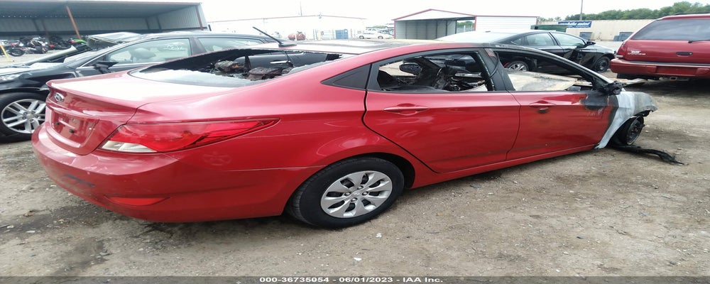 KMHCT4AE1GU960321 2016 HYUNDAI ACCENT photo no. 4