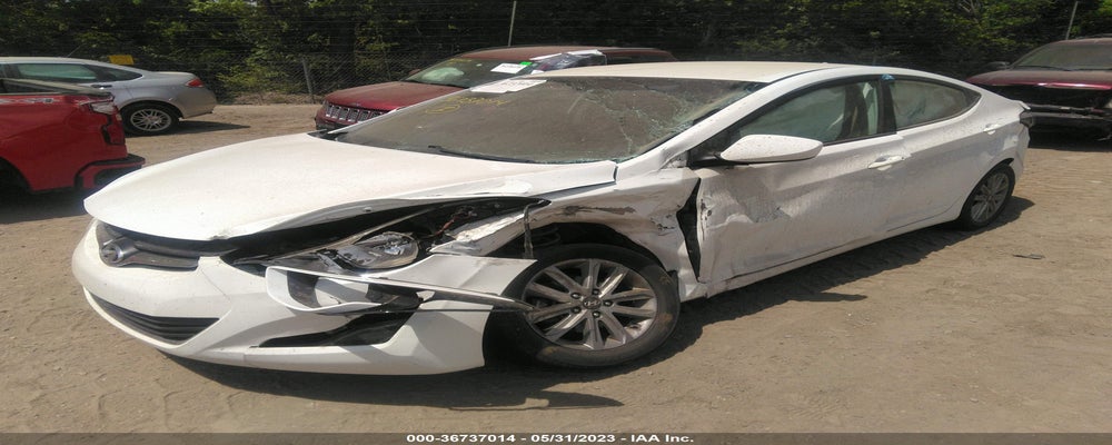 5NPDH4AEXEH468601 2014 HYUNDAI ELANTRA photo no. 2
