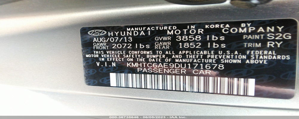 KMHTC6AE9DU171678 2013 HYUNDAI VELOSTER photo no. 9