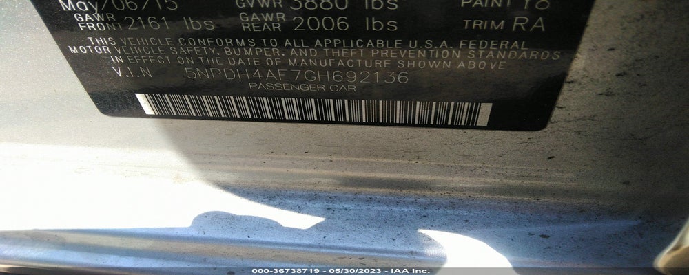5NPDH4AE7GH692136 2016 HYUNDAI ELANTRA photo no. 9
