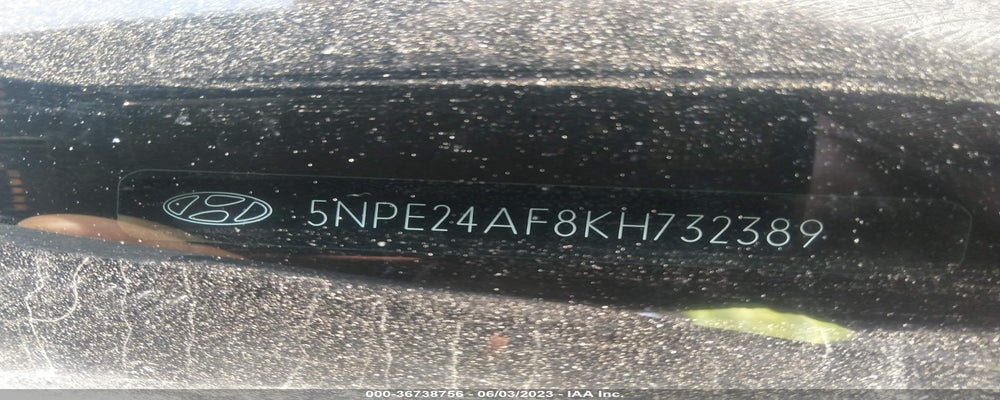 5NPE24AF8KH732389 2019 HYUNDAI SONATA photo no. 9