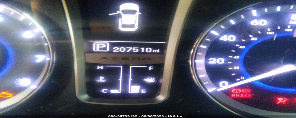 KMHFG4JG4CA185639 2012 HYUNDAI AZERA photo no. 7