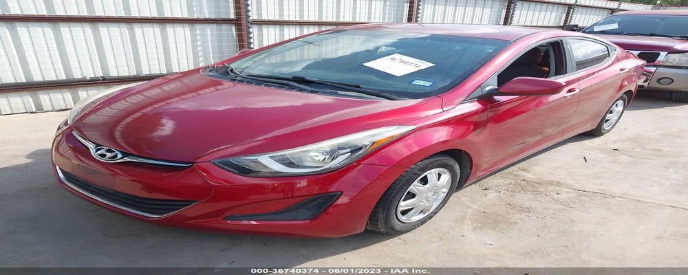 5NPDH4AE2GH748161 2016 HYUNDAI ELANTRA photo no. 2