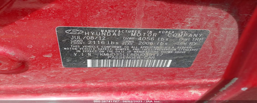 KMHD35LE8DU035117 2013 HYUNDAI ELANTRA GT photo no. 9