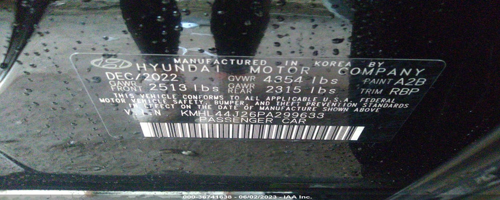 00KMHL44J26PA2996 2023 HYUNDAI SONATA photo no. 9