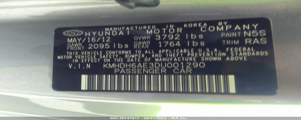 KMHDH6AE3DU001290 2013 HYUNDAI ELANTRA COUPE photo no. 9