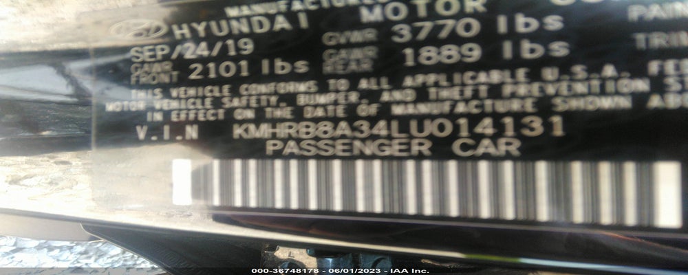 KMHRB8A34LU014131 2020 HYUNDAI VENUE photo no. 9