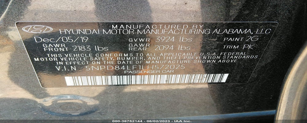 5NPD84LF1LH572025 2020 HYUNDAI ELANTRA photo no. 9