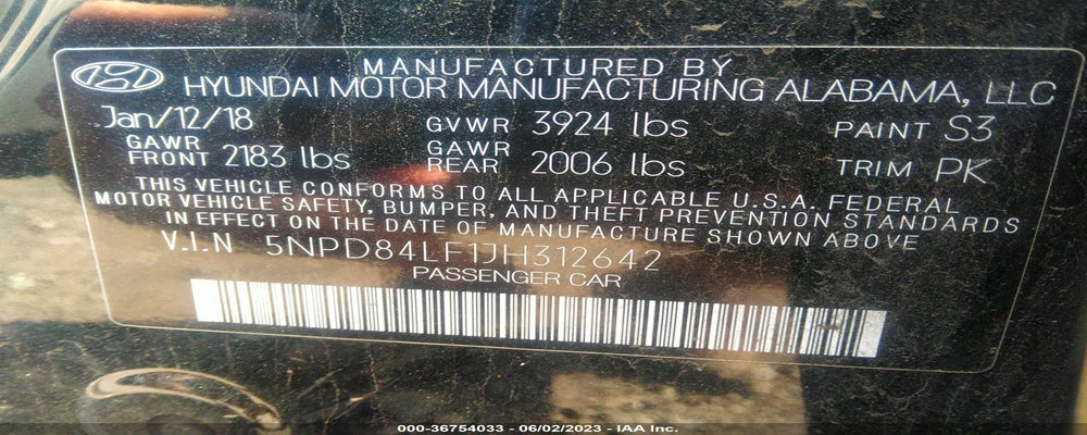 5NPD84LF1JH312642 2018 HYUNDAI ELANTRA photo no. 9