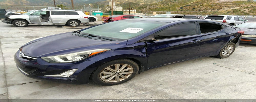 5NPDH4AE8EH535387 2014 HYUNDAI ELANTRA photo no. 2