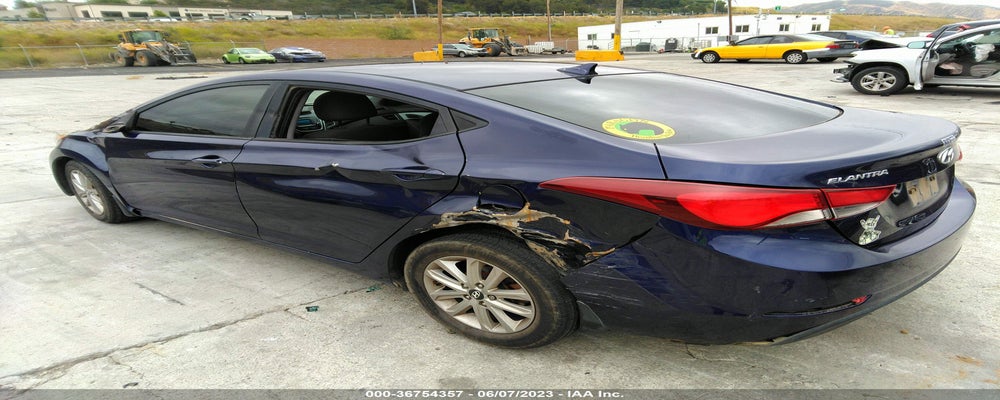 5NPDH4AE8EH535387 2014 HYUNDAI ELANTRA photo no. 3