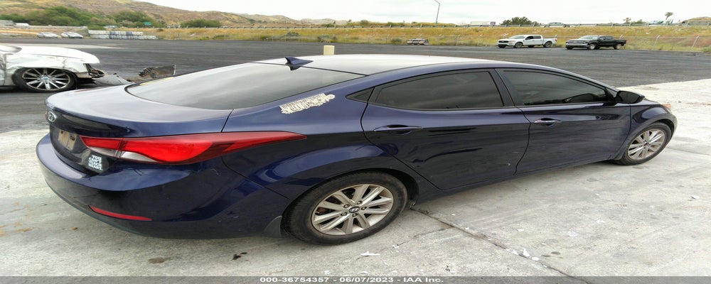 5NPDH4AE8EH535387 2014 HYUNDAI ELANTRA photo no. 4