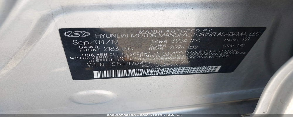 5NPD84LF1LH532768 2020 HYUNDAI ELANTRA photo no. 9