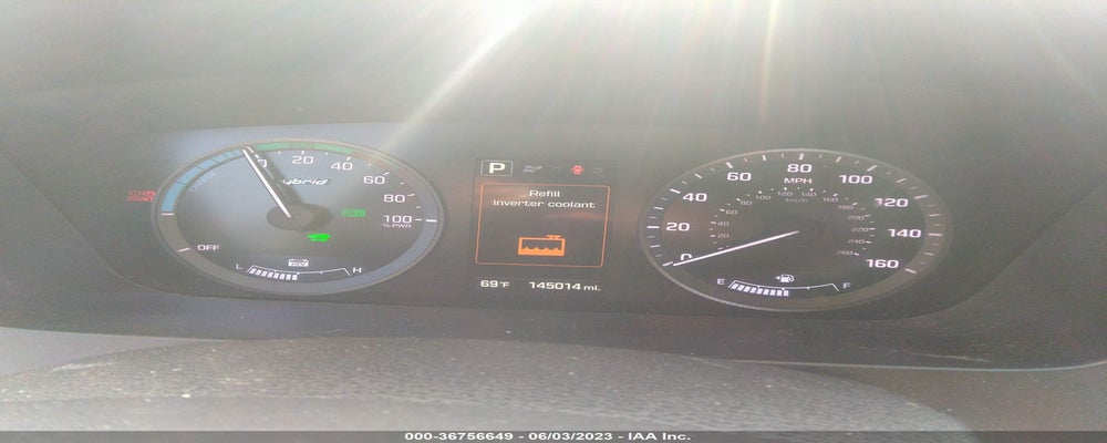 KMHE24L16GA029594 2016 HYUNDAI SONATA HYBRID photo no. 7