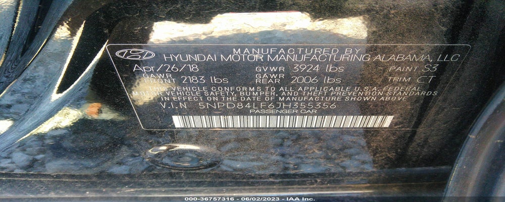 5NPD84LF6JH355356 2018 HYUNDAI ELANTRA photo no. 9