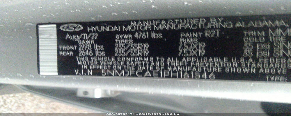 5NMJFCAE1PH161546 2023 HYUNDAI TUCSON photo no. 9