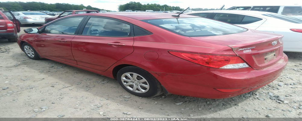 KMHCT4AE1EU697826 2014 HYUNDAI ACCENT photo no. 3