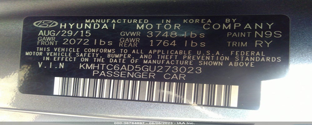KMHTC6AD5GU273023 2016 HYUNDAI VELOSTER photo no. 9