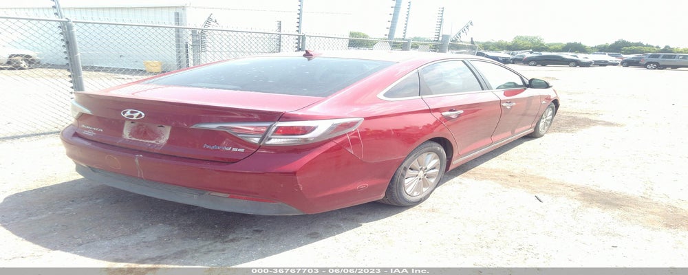 KMHE24L19GA025698 2016 HYUNDAI SONATA HYBRID photo no. 4