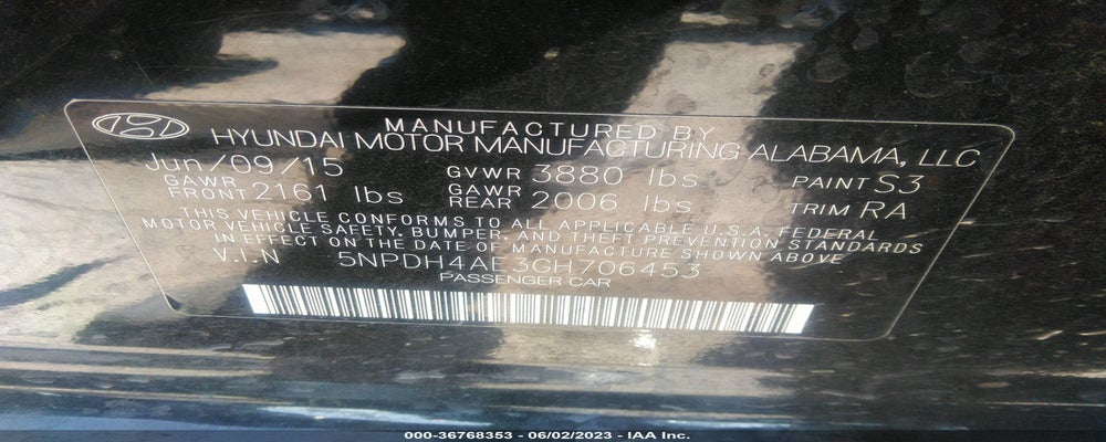 5NPDH4AE3GH706453 2016 HYUNDAI ELANTRA photo no. 9