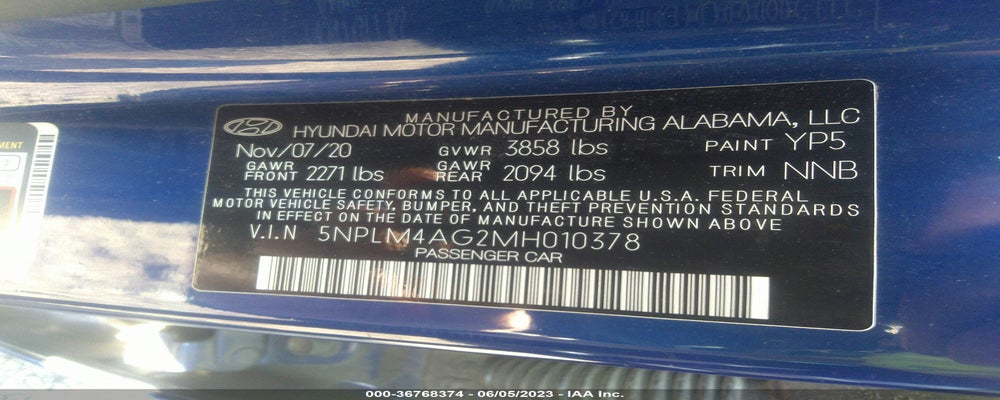 5NPLM4AG2MH010378 2021 HYUNDAI ELANTRA photo no. 9