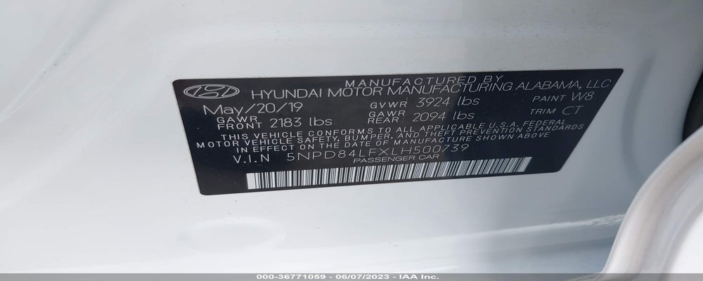 5NPD84LFXLH500739 2020 HYUNDAI ELANTRA photo no. 9