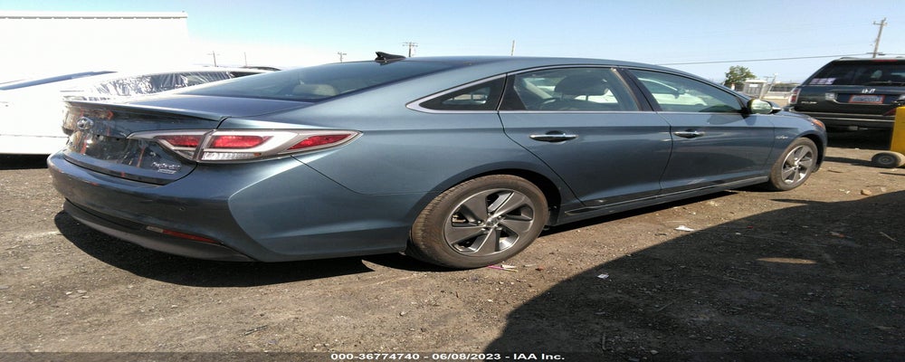 KMHE34L19GA031420 2016 HYUNDAI SONATA HYBRID photo no. 4
