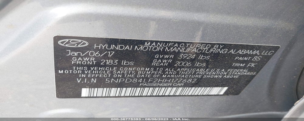 5NPD84LF2HH177682 2017 HYUNDAI ELANTRA photo no. 9