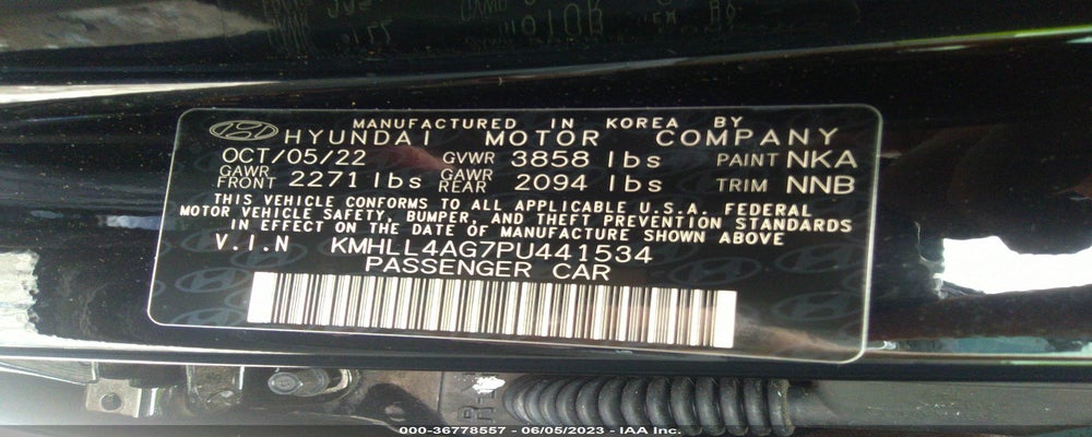 KMHLL4AG7PU441534 2023 HYUNDAI ELANTRA photo no. 9