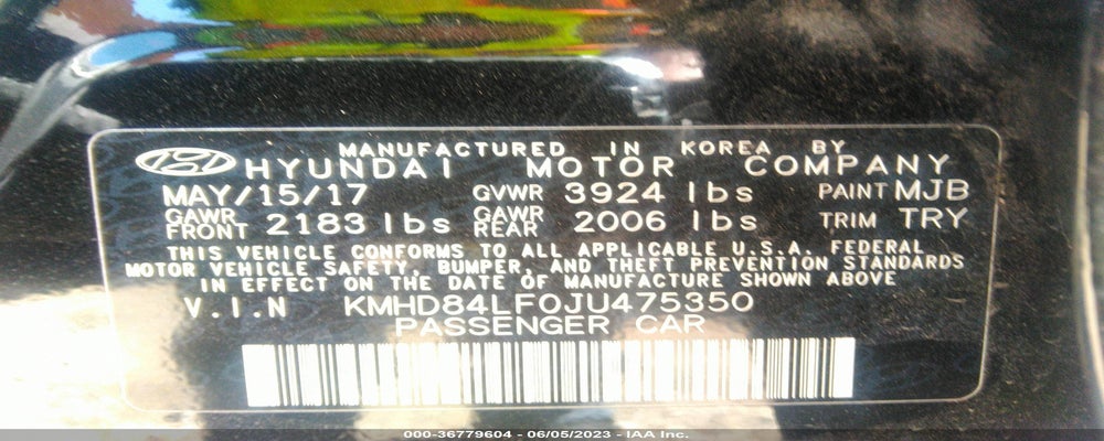 KMHD84LF0JU475350 2018 HYUNDAI ELANTRA photo no. 9