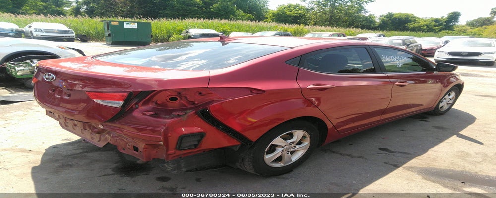 5NPDH4AE8EH531002 2014 HYUNDAI ELANTRA photo no. 4