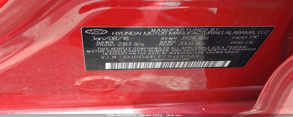 5NPD84LF7JH310569 2018 HYUNDAI ELANTRA photo no. 9
