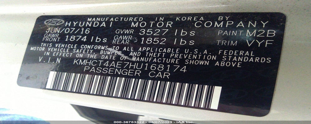 KMHCT4AE7HU168174 2017 HYUNDAI ACCENT photo no. 9