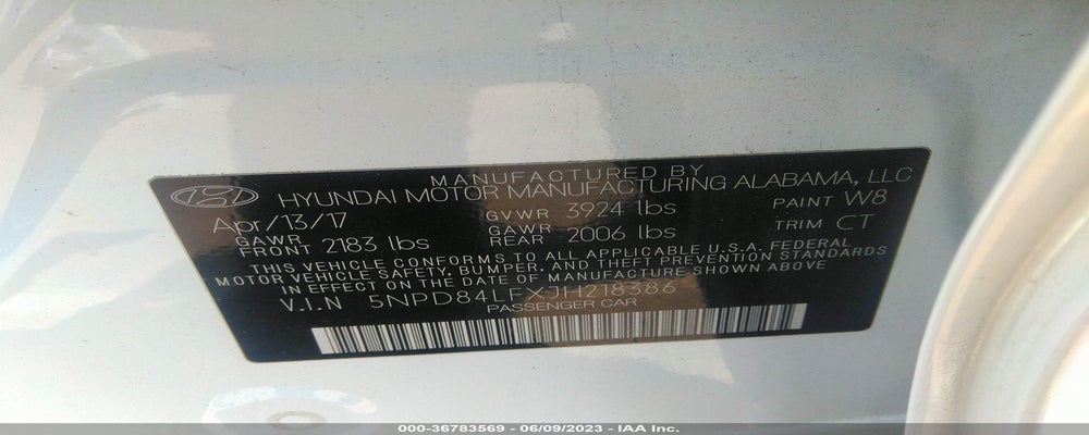 5NPD84LFXJH218386 2018 HYUNDAI ELANTRA photo no. 9