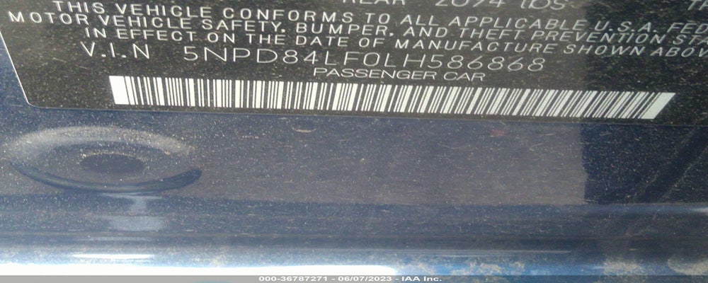 5NPD84LF0LH586868 2020 HYUNDAI ELANTRA photo no. 9