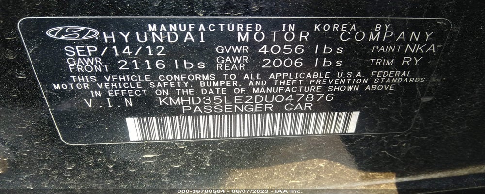 KMHD35LE2DU047876 2013 HYUNDAI ELANTRA GT photo no. 9