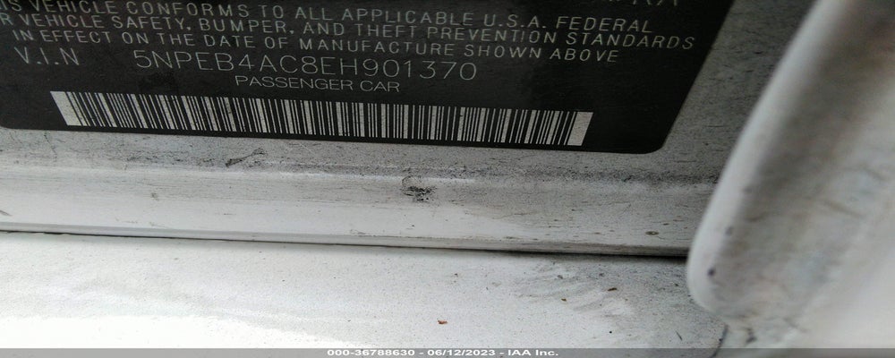 5NPEB4AC8EH901370 2014 HYUNDAI SONATA photo no. 9