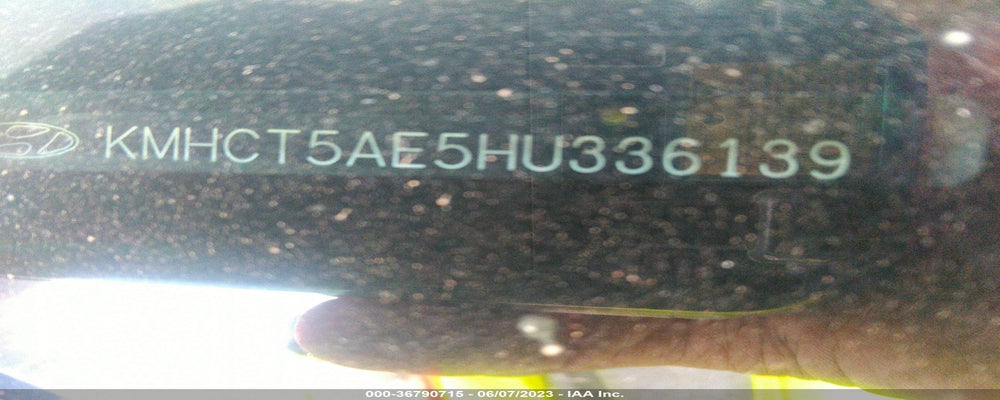 KMHCT5AE5HU336139 2017 HYUNDAI ACCENT photo no. 9