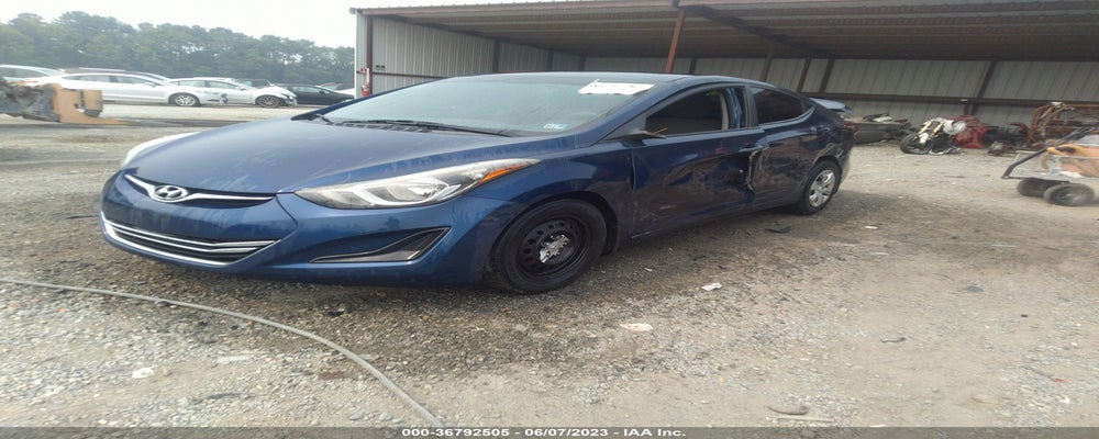 5NPDH4AEXGH671264 2016 HYUNDAI ELANTRA photo no. 2