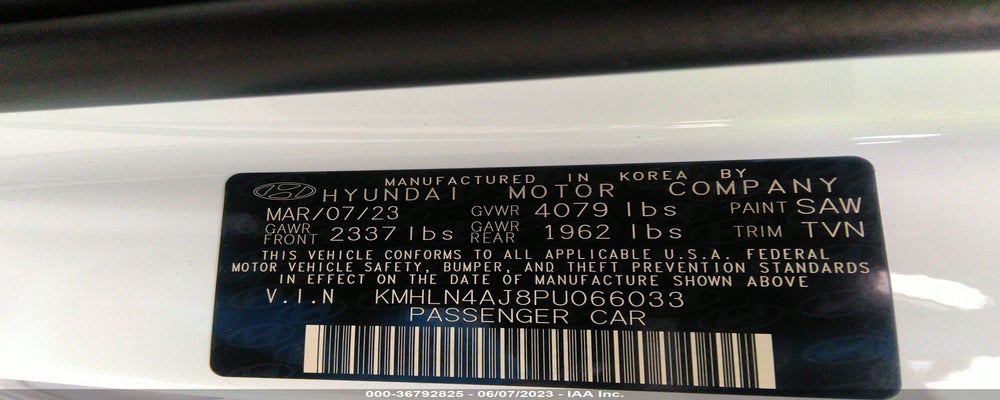 KMHLN4AJ8PU066033 2023 HYUNDAI ELANTRA HYBRID photo no. 9