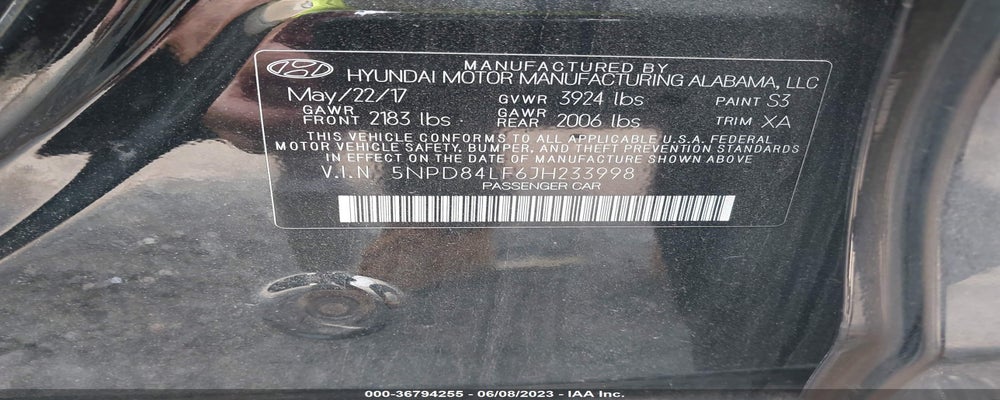 5NPD84LF6JH233998 2018 HYUNDAI ELANTRA photo no. 9