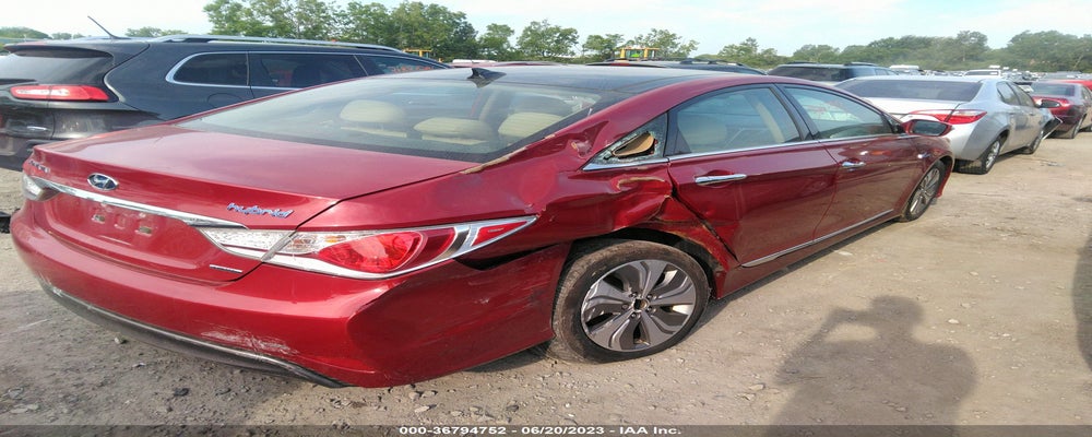KMHEC4A49EA112010 2014 HYUNDAI SONATA HYBRID photo no. 4